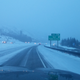 Near white-out conditions in the Rockies sent our XJ into an uncontrollable spinout.
